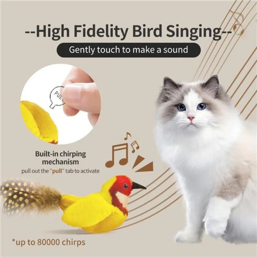 Catnip Cat Toys Boredom Relieve Teeth and Kicking Feather Cat Toys Interactive